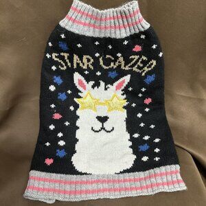 Vibrant Life‎ Dog Sweater Size S Star Gazer Glam